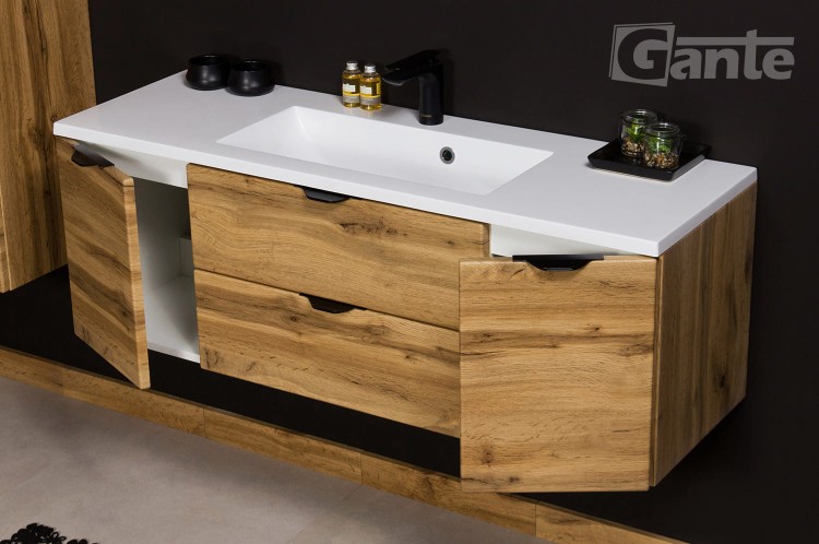 Szafka łazienkowa z umywalką szerokość 120 cm głębokość 39 cm dekor dąb naturalny  (1).jpg