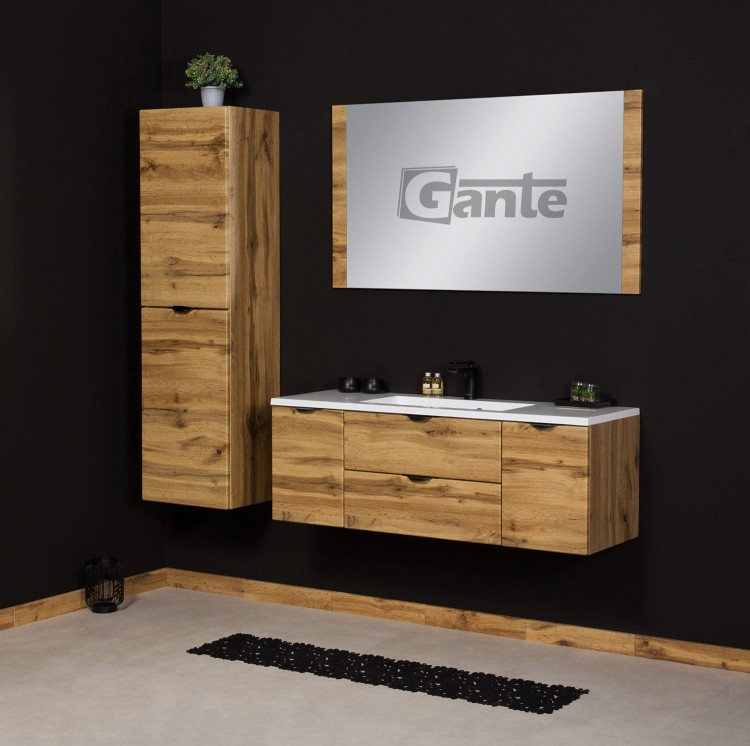 Szafka łazienkowa z umywalką szerokość 120 cm głębokość 39 cm dekor dąb naturalny  (2).jpg