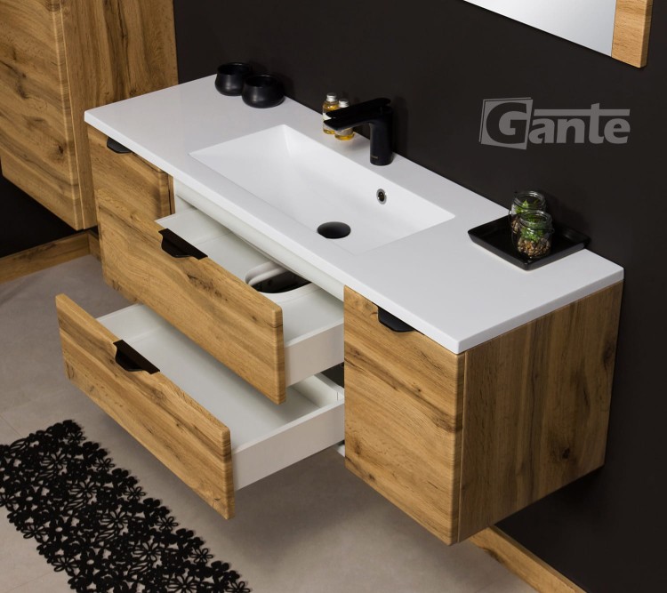 Szafka łazienkowa z umywalką szerokość 120 cm głębokość 39 cm dekor dąb naturalny  (4).jpg