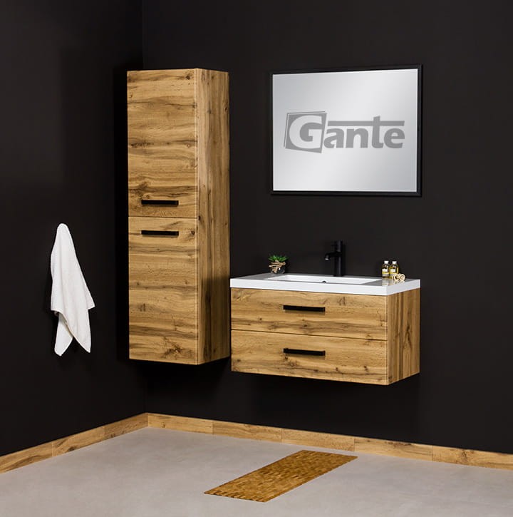 2 drzwiowy regał loft dąb naturalny i czarne uchwyty (2).jpg