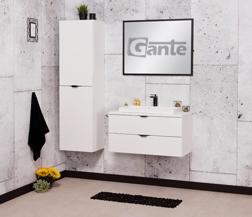 Szafka pod umywalkę Victa 80 cm 2 szuflady z blatem i umywalka nablatową kolor biały mat z czarnymi uchwytami (2).jpg