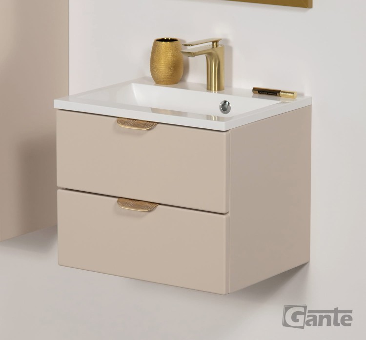 beżowa szafka do łazienki 50 cm jasny beż kolekcja Magnolia z 2 szufladami (1).jpg