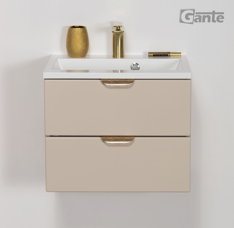 beżowa szafka do łazienki 50 cm jasny beż kolekcja Magnolia z 2 szufladami (5).jpg