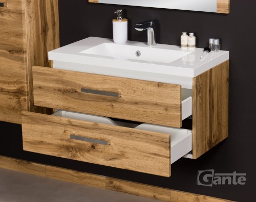 Szafka łazienkowa 80 cm 2 szuflady dekor dąb naturalny z umywalką 80 cm kolekcja Fokus (1).jpg