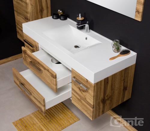 Szafka łazienkowa z umywalką szerokość 120 cm  głębokość umywalki 50 cm kolor szafki dąb  (4).jpg