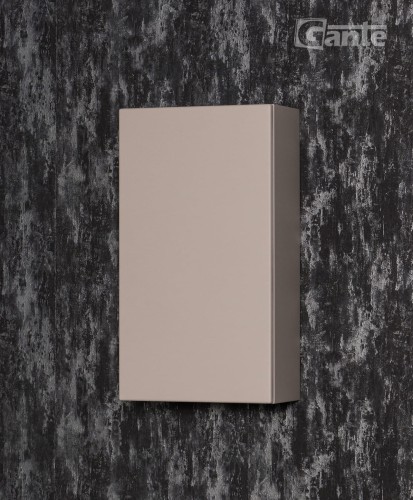 mała wisząca szafka łazienkowa beżowa kolor kaszmir kolekcja esto od gante