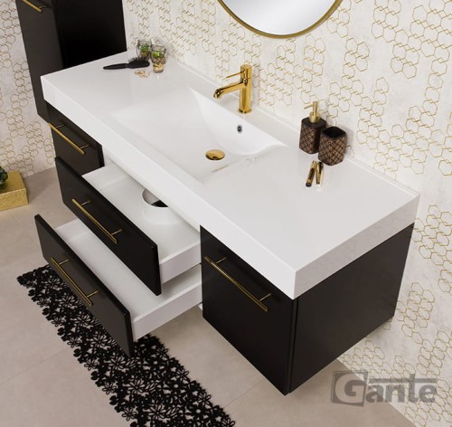 czarna szafka do łazienki 140 cm z umywalką kolor szafki czarny mat złote uchwyty kolekcja belli gold (4).jpg