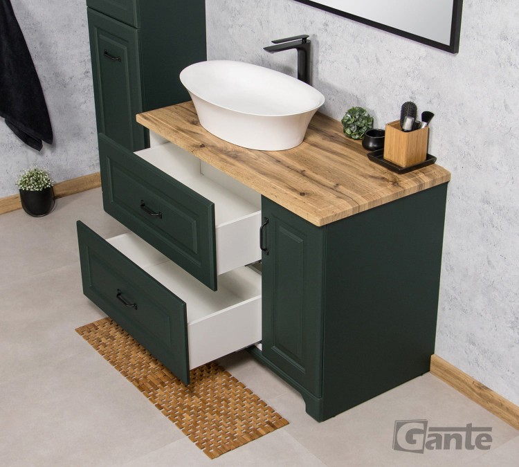 zielona stylowa oryginalna szafka łazienkowa w klasycznym stylu z blatem w dekorze dębu mantes-pl (5).jpg