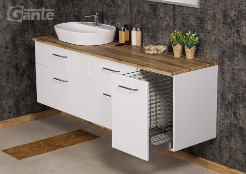 szafki do łazienki z koszem na pranie moduł w rozmiarze 180 cm szerokości blat dekor drewniany + nablatowa umywalka (4).jpg