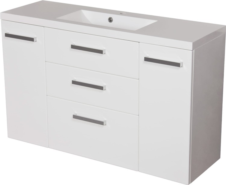 duża szafka łazienkowa z umywalką szerokość 120 cm  głebokość 40 cm