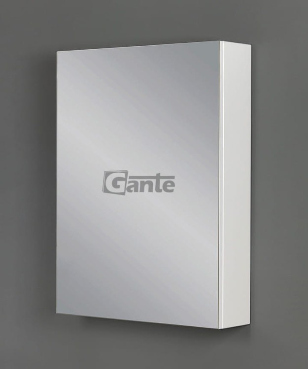 wisząca szafka łazienkowa z lustrem drzwi lustrzane półki w środku biała  (2).jpg