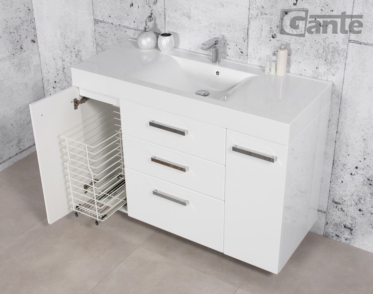 kosz do szafki łazienkowej szafka z koszem na pranie głębokość 50 cm