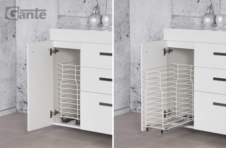 kosz do szafki łazienkowej szafka z koszem na pranie głębokość 50 cm