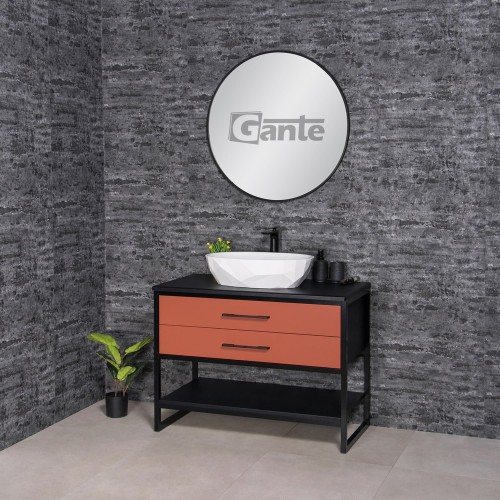 stojąca szafka do łazienki z blatem i umywalka nablatową szerokośc 100 cm