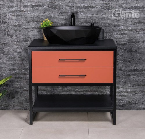 stojąca szafka łazienkowa 80 cm z czarnym blatem kolekcja New York (2).jpg