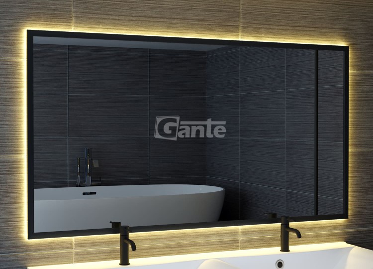 lustro z oświetleniem Led w czarnej ramie 120 cm x 65 cm (1).jpg