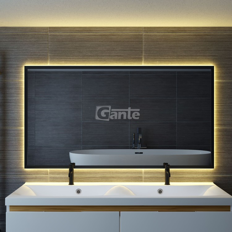 lustro z oświetleniem Led w czarnej ramie 120 cm x 65 cm (2).jpg
