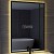 lustro z oświetleniem Led w czarnej ramie 60 cm x 80 cm
