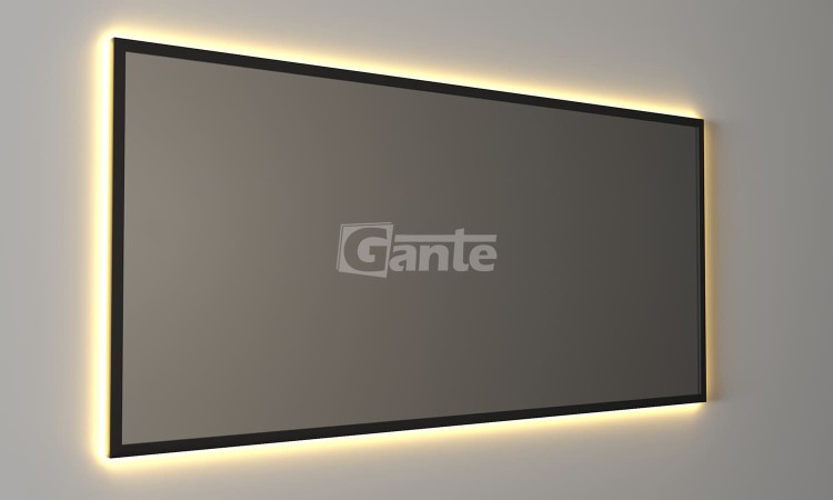 lustro z oświetleniem Led w czarnej ramie 140 cm x 65 cm (7).jpg