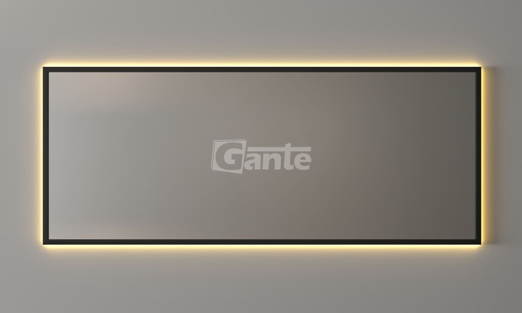 lustro z oświetleniem Led w czarnej ramie 160 cm x 65 cm (4).jpg