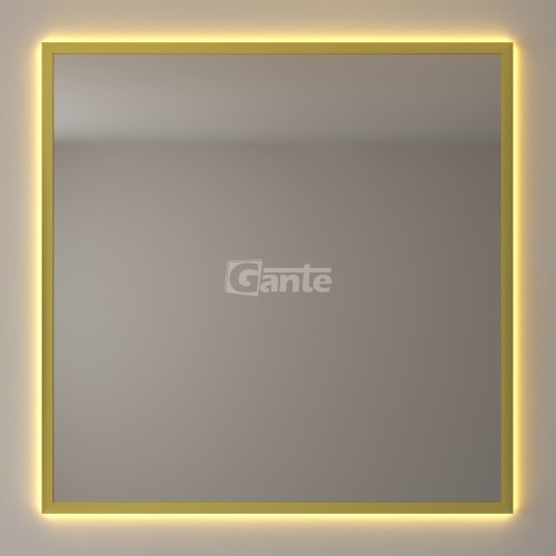 złote lustro w ramie z oświetleniem LED 80 cm x 80 cm (4).jpg