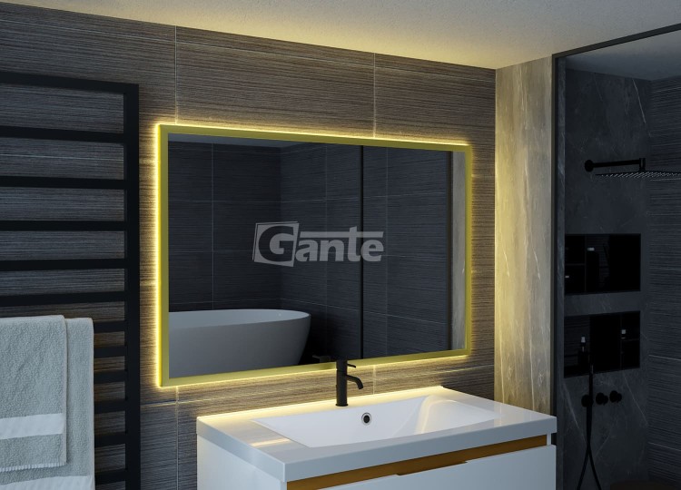 lustro w złotej proster ramie  100 cm x 65 cm podświetlane (5).jpg