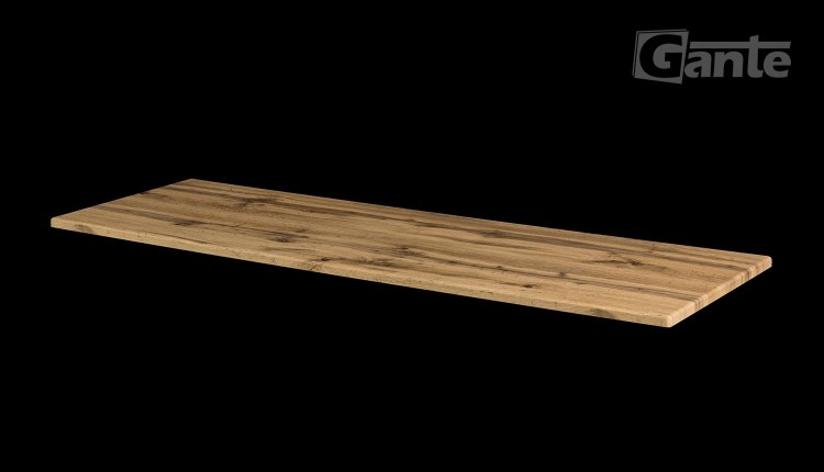 Blat w dekorze dębu 160 cm uniwersalny do dowolnej umywalki nablatowej głębokość blatu 52 cm.jpg