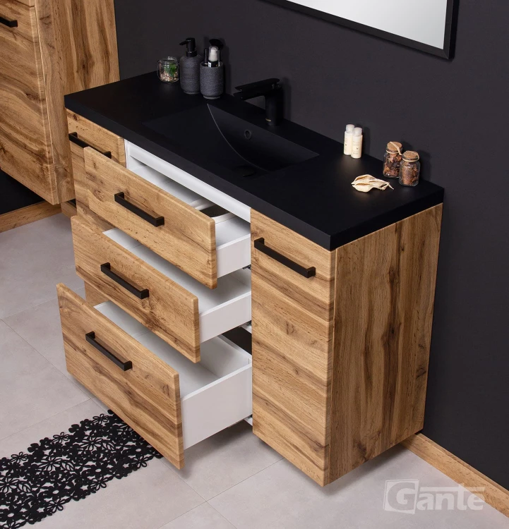 szafka łazienkowa w stylu loft 120 cm z czarna umywalką z blatem odstawczym  (4).jpg