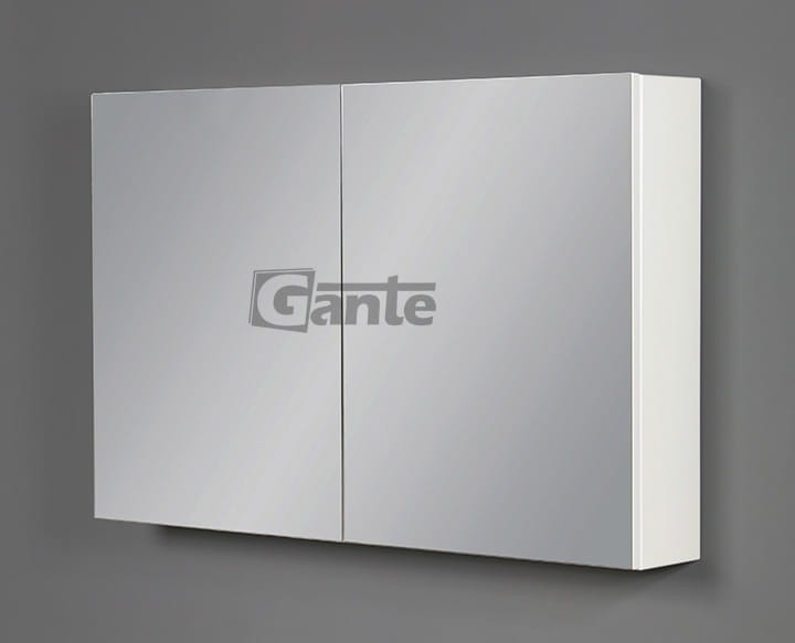 Szafka lustrzana 90 cm biały połysk