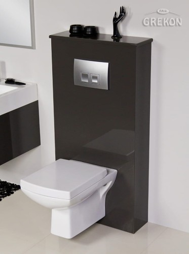 Zabudowa stelaża Geberit - szary połysk