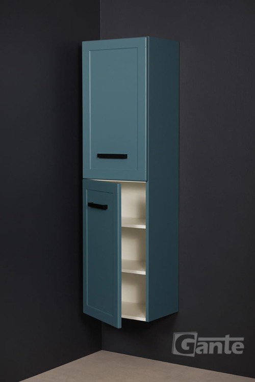 Niebieski regał do łazienki Meiva