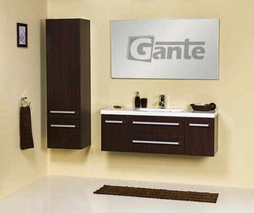 Szafka pod umywalkę wenge mat 120 cm Fokus