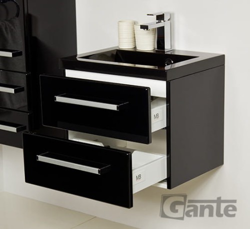 czarna-szafka pod-umywale-50-cm-Fokus-2-szuflady
