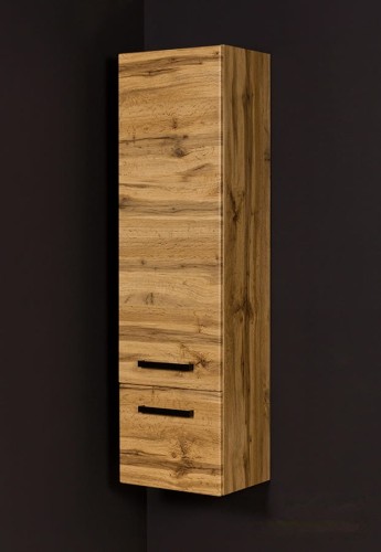 Regał łazienkowy Fokus loft drzwi i szuflady