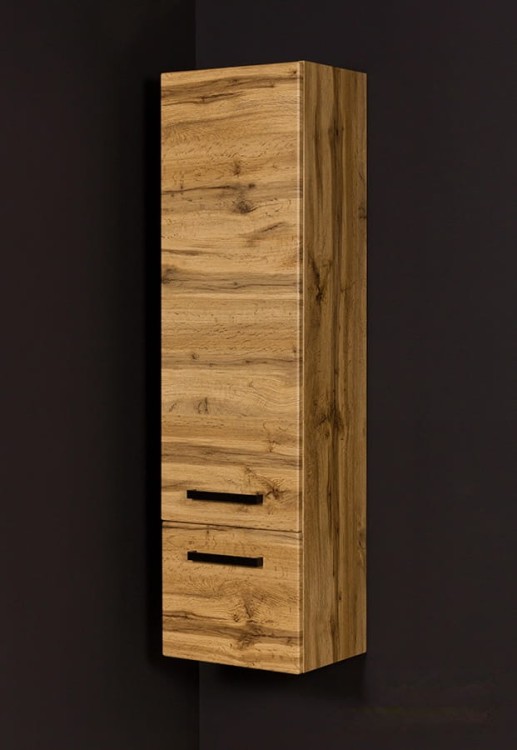 Regał łazienkowy Fokus loft drzwi i szuflady