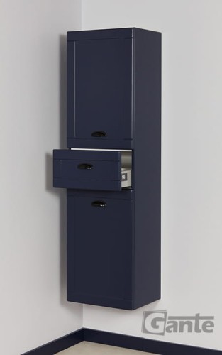 Granatowy regał łazienkowy Grend