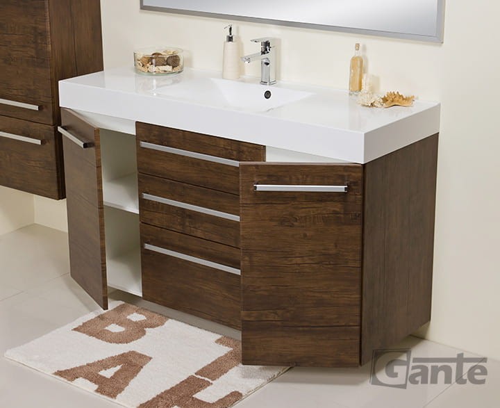 Wisząca szafkapod umywalkę 140 cm szerokości i 50 głębokości z umywalką dekor szafki antyczne drewno 3 szuflady i boczne szafki (1).jpg