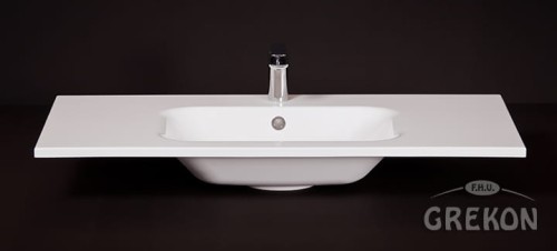 Umywalka 100 cm  głebokośc 46 cm dolomit biały gotowe miejsce na baterię (2).jpg