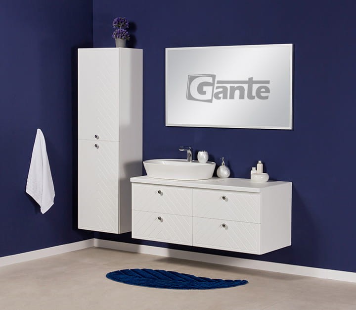 Szafka łazienkowa biały mat kolekcja mebli łazienkowych Kodi front w jodełkę 120 cm umywalka 4 szuflady i umywalka nablatowa (1).jpg