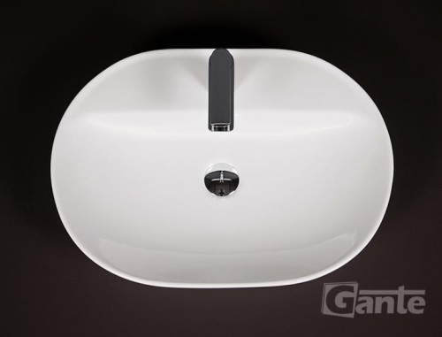 Ceramiczna umywalka na blat 60 cm z otworem pod baterię Elegance