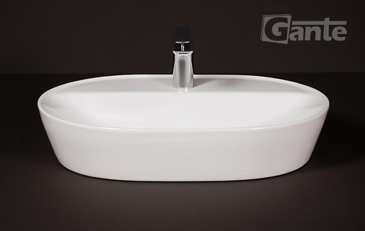 Ceramiczna umywalka na blat 60 cm z otworem pod baterię Elegance