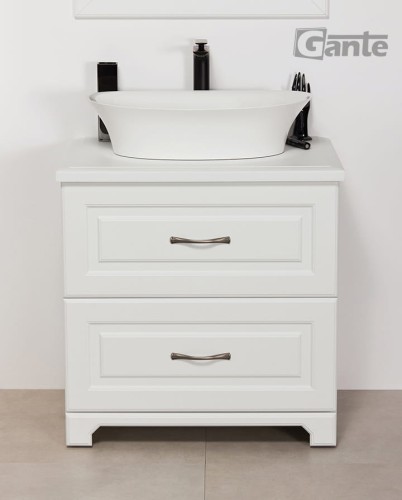 Stojaca szafka łazienkowa z blatem kolekcja Finea 2 szuflady umywalka nablatowa Fini (5).jpg