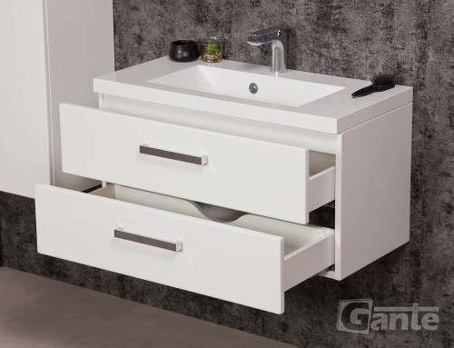 Szafka łazienkowa z umywalką wisząca 80 cm 2 szuflady biały połysk (1).jpg