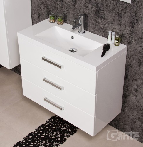 Szafka łazienkowa z umywalką Fokus biały połysk 3 szuflady  (1).jpg