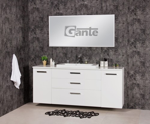 Biała szafka z blatem 180 cm umywalka nablatowa z niskim rantem  (2).jpg