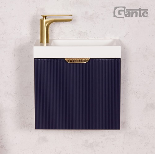 Granatowa mała szafka pod umywalkę szerokość 40 cm kolekcja Fresco głębokość 22 cm (1).jpg