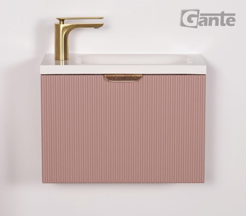 Różowa mała szafka łazienkowa szerokość 50 cm kolekcja Fresco głębokość 25 cm (1).jpg