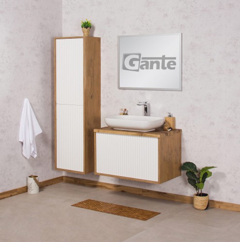 Szafka łazienkowa z blatem 80 cm biały mat i drewno kolekcja Venus (4).jpg