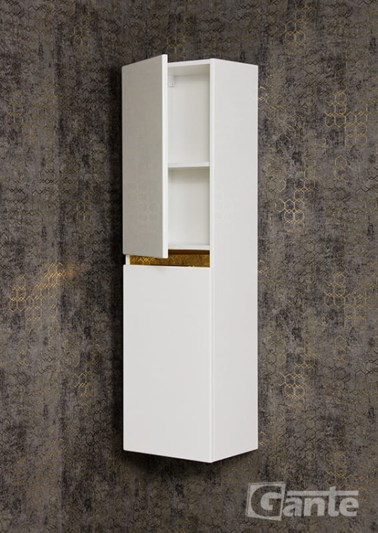 Biały wiszący regał łazienkowy ze złotym uchwytem (1).jpg