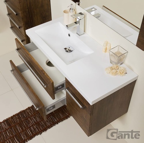 Szafka pod umywalkę 90 cm antyczne drewno mantes.pl